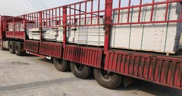 那曲 白麻荔枝面外墙干挂，工厂装车日常