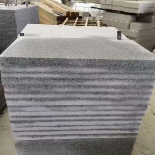 那曲 芝麻白5公分火烧地铺成品，900*400，规格可定制