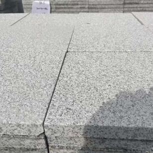 那曲 白麻花岗岩石材推荐 荔枝面地铺石