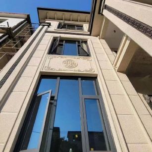 那曲 黄金麻荔枝面别墅外墙干挂效果展示