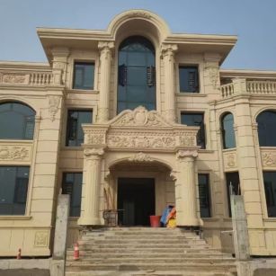 那曲 黄金麻花岗岩别墅外墙干挂