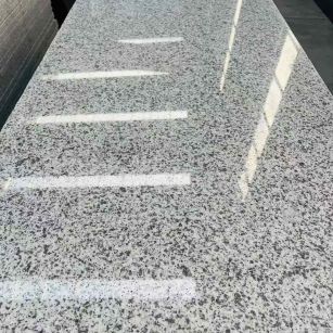 那曲 白麻花岗岩光面毛板