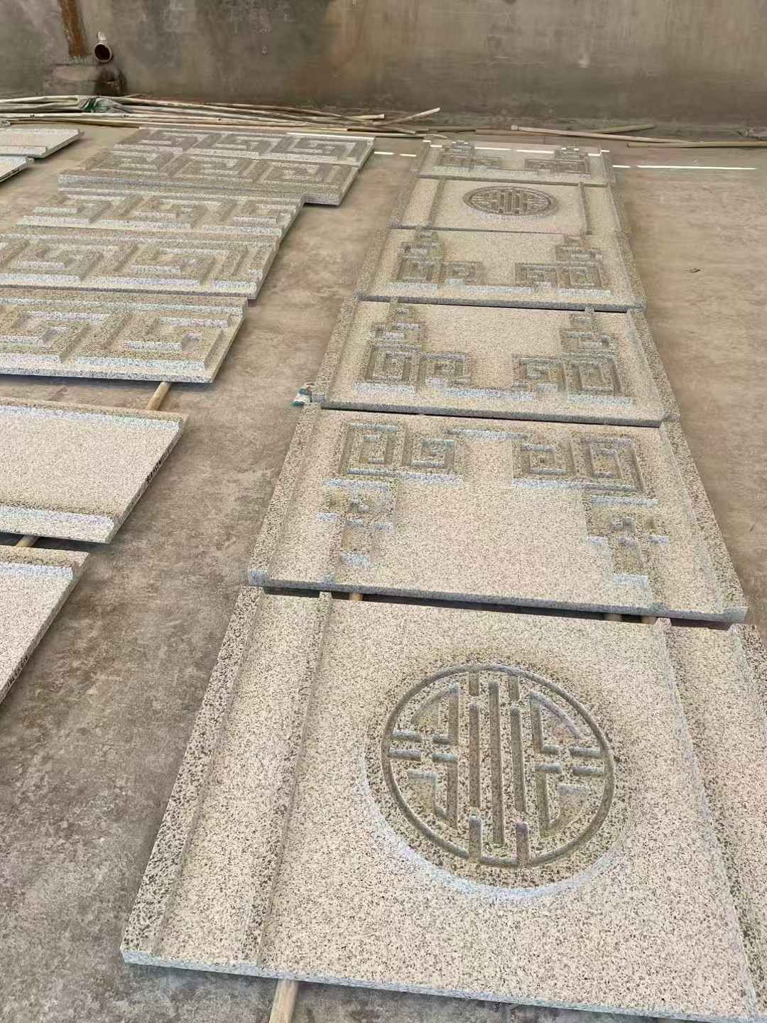 那曲 白麻花岗岩外墙立面雕刻板