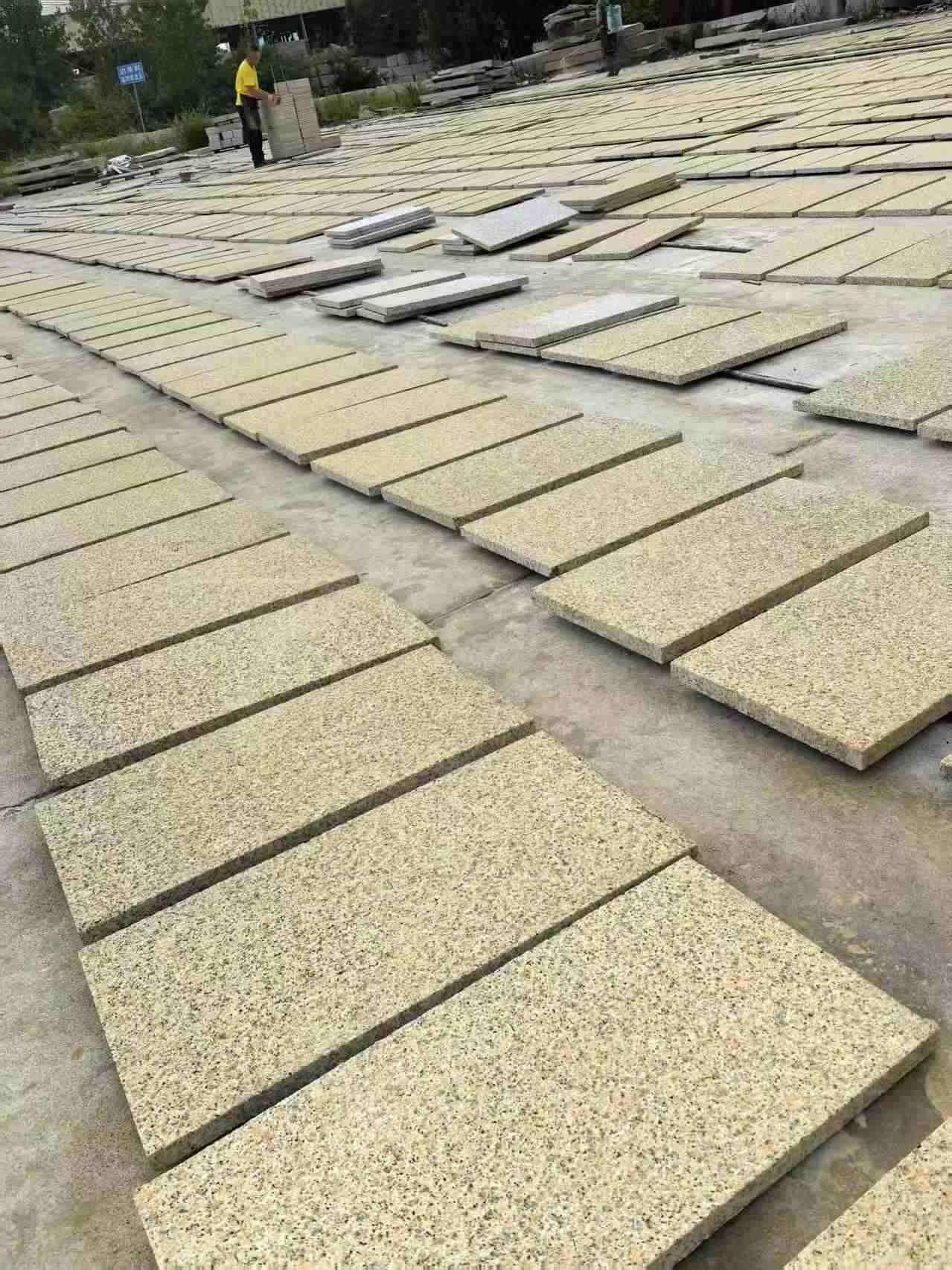 那曲 黄金麻荔枝地铺石面排板