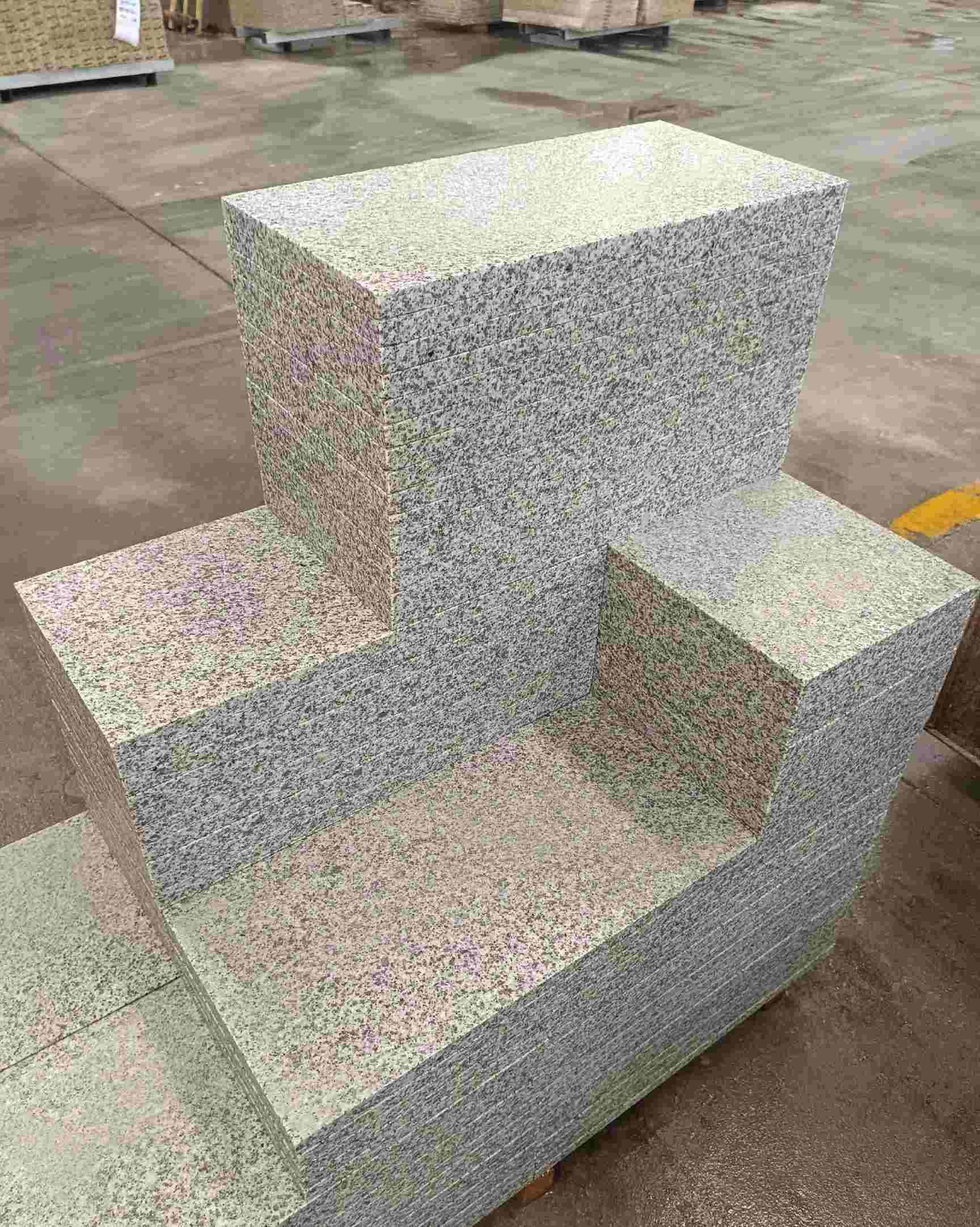 那曲 白麻花岗岩荔枝面地铺石