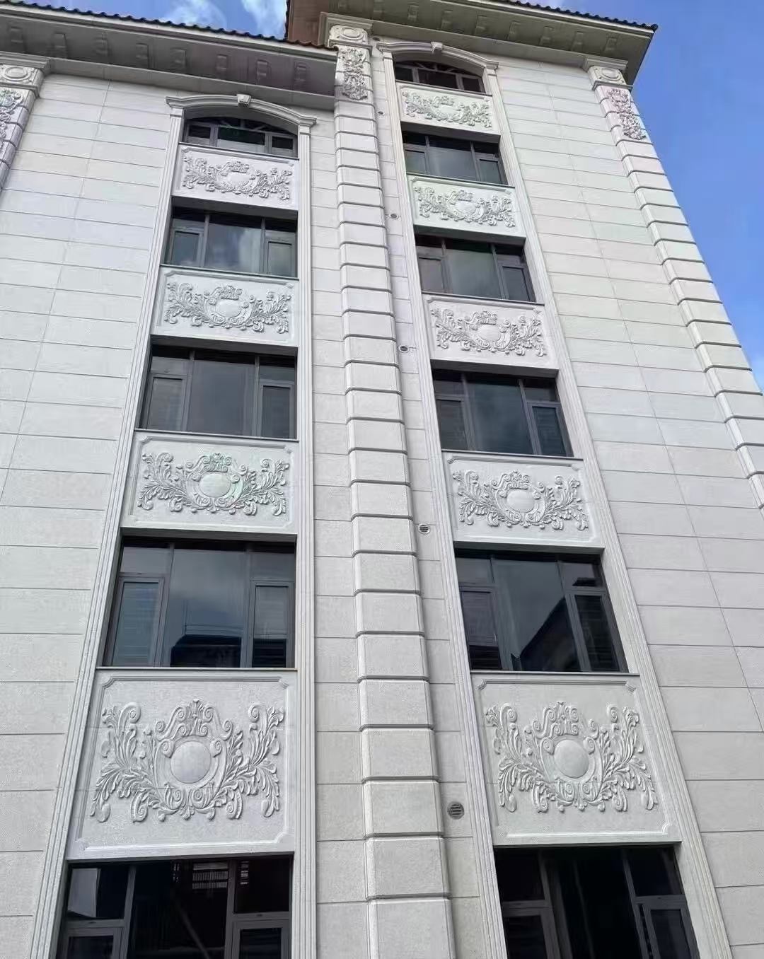 那曲 白麻荔枝面花岗岩别墅外墙干挂