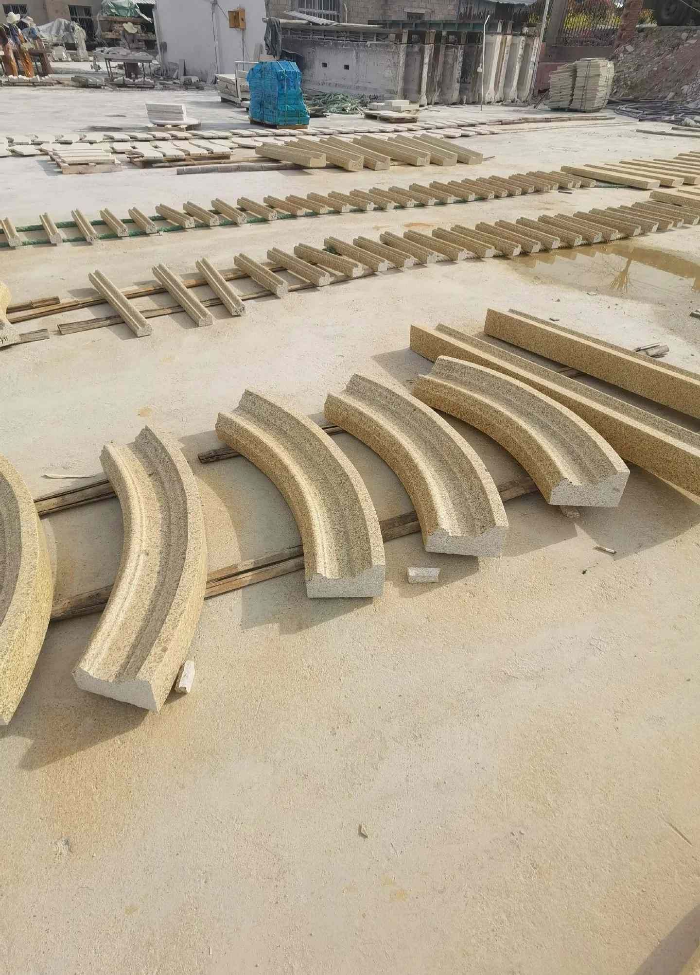 那曲 黄金麻花岗岩别墅线条