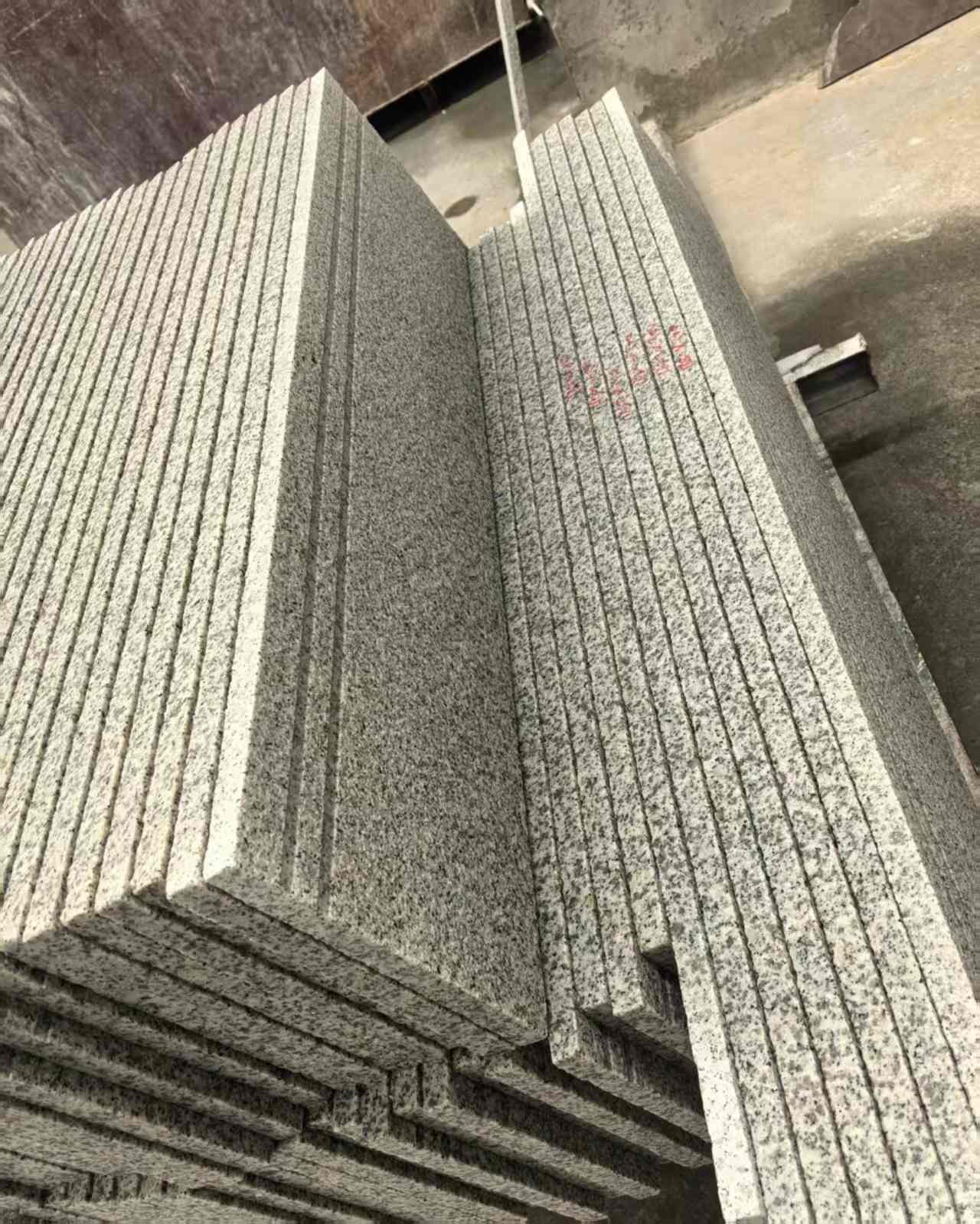 那曲 白麻荔枝面花岗岩楼梯踏步